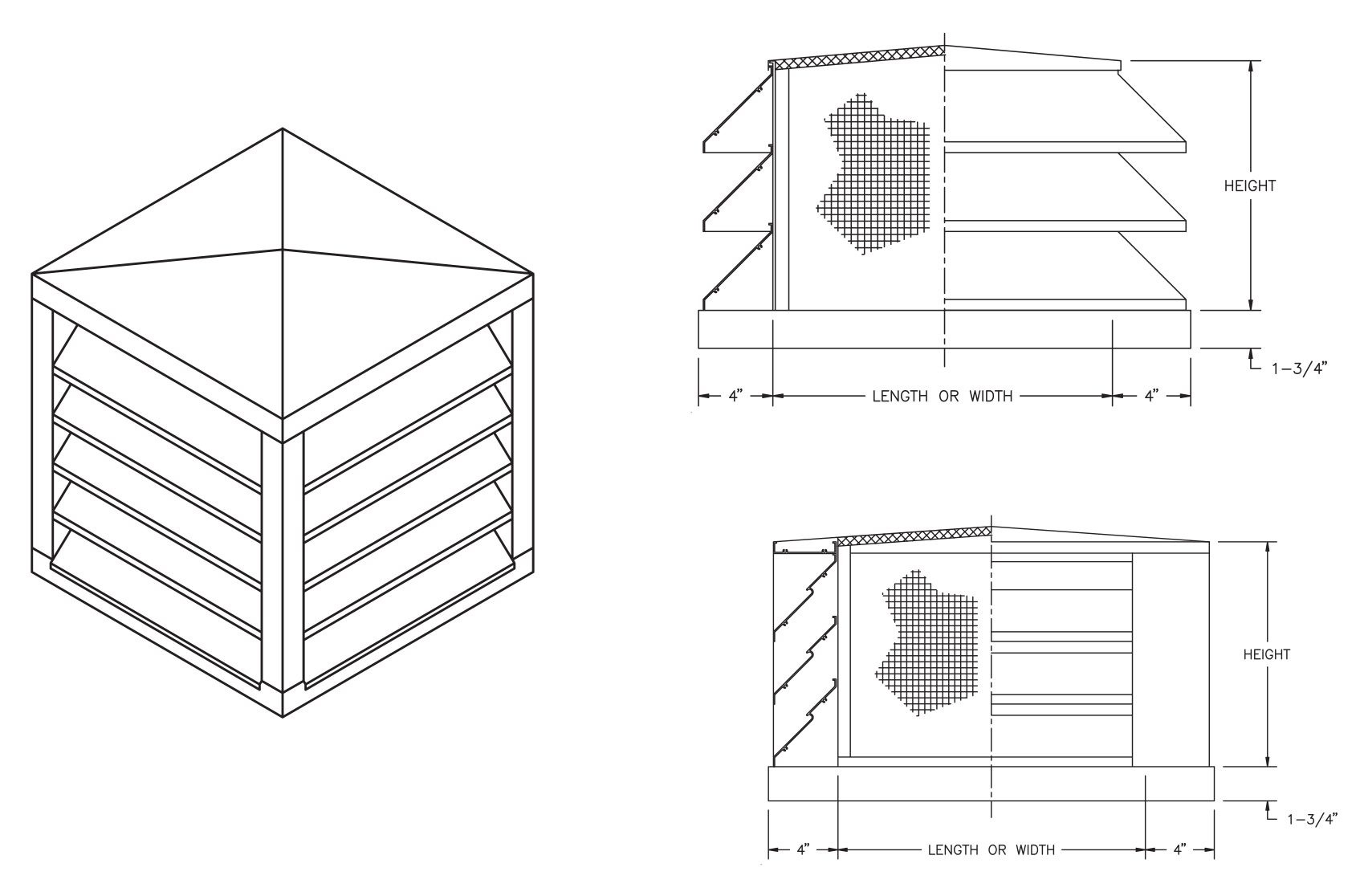 Louvered Penthouses